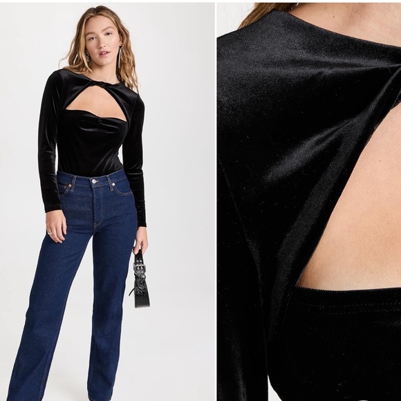 NWOT Glamorous Cutout Thong Bodysuit size Large - Picture 3 of 10